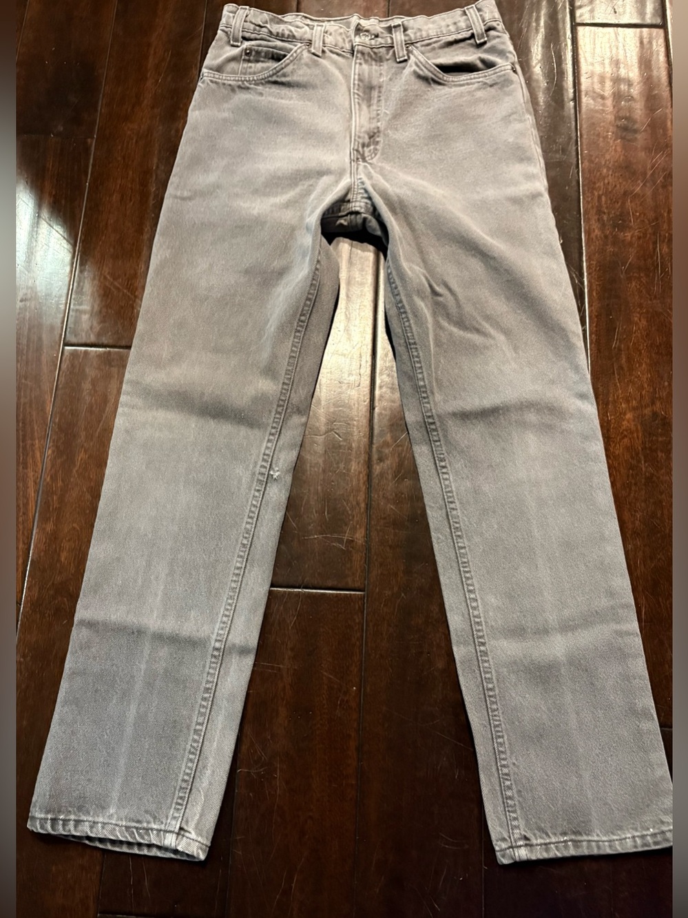 Vintage 90’s Levi's 509 Straight Leg Light Gray Jeans - Made in USA